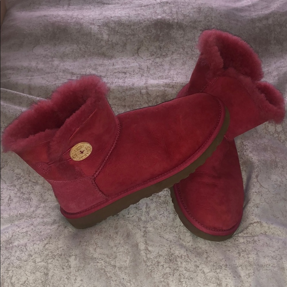UGG Bailey Mini Boot Pink/Magenta Size 8